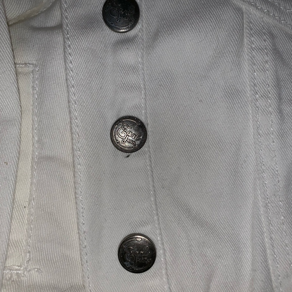 EARL JEAN WHITE DENIM JACKET - Picture 4 of 7
